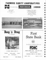 Farmers Equity Cooperatives, Borg Drug, First State Bank, Grant County 1974